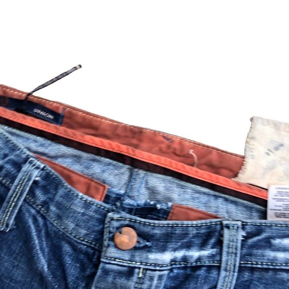 RARE Union Designer Jeans Size 34 Blue - Picture 10 of 14